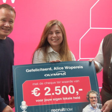 Olympiaan Alice Wopereis winnaar 'Helden van recruitment' Flexmarkt